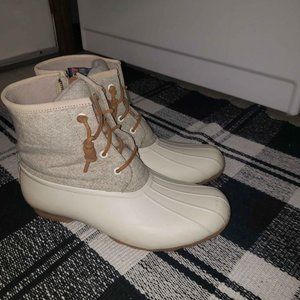 Sperry Salt Water Duck Booties -Size 12 -Like New!